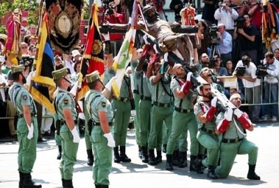Desembarco de la Legión y Traslado del Cristo de la Buena Muerte